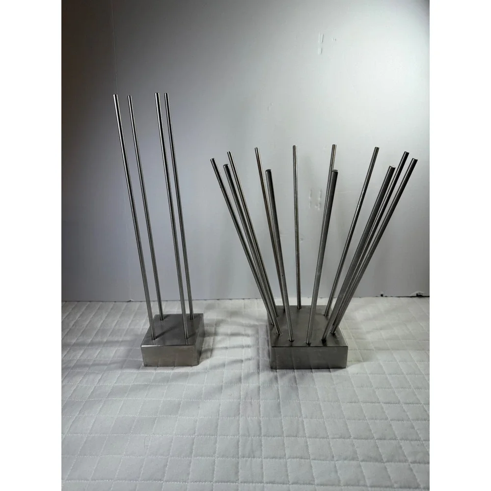 ZONE Denmark Stainless Steel Fruit Vegetable Holders Set of 2 Danish Modern